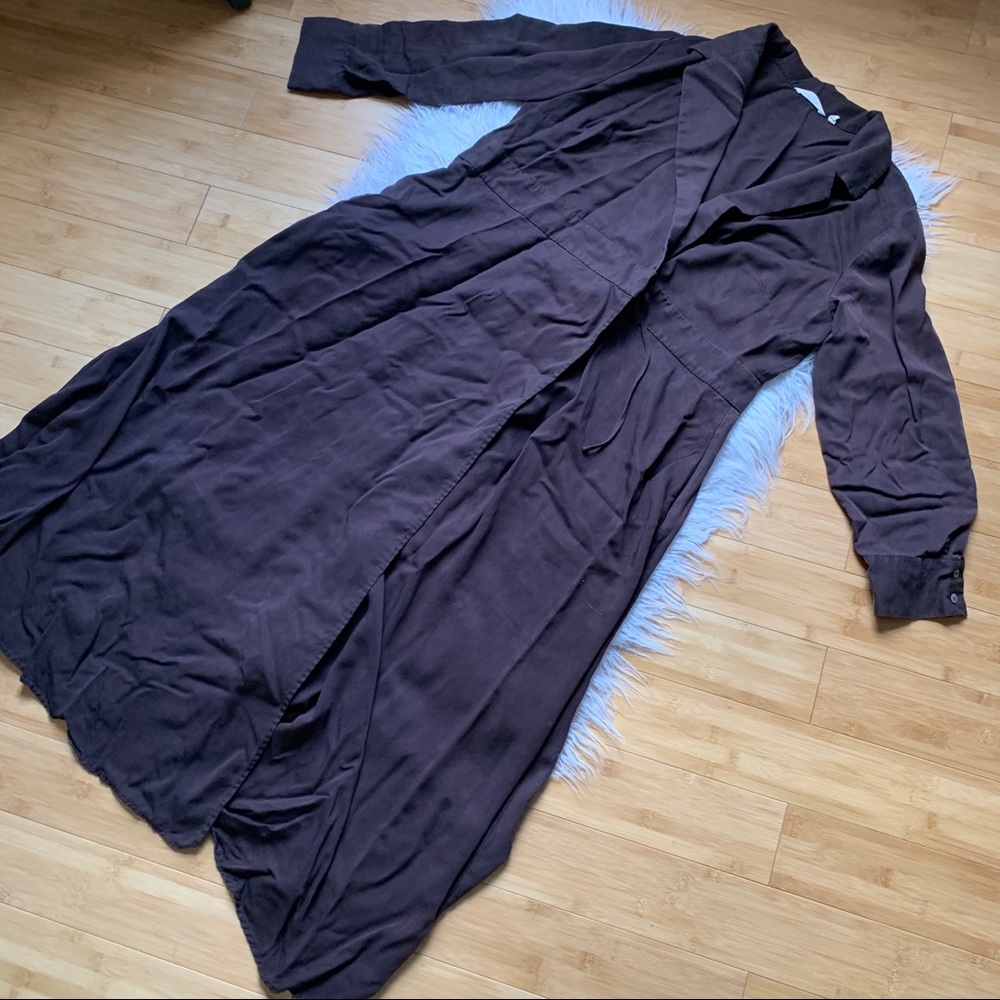 SOLD✨Soft Surroundings Quintessa Tencel Maxi Coat - Picture 2 of 9